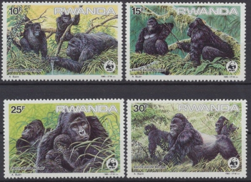 Ruanda, Michel Nr. 1292-1295, postfrisch/MNH
