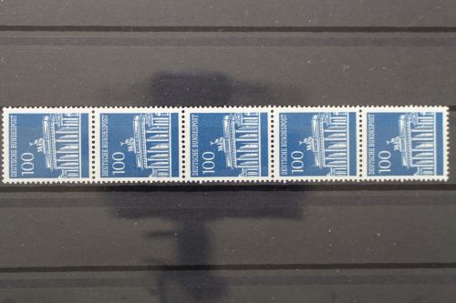 Deutschland (BRD), MiNr. 510 v R, 5er Streifen ZN 470, postfrisch