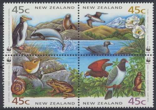 Neuseeland, MiNr. 1290-1293 ZD, postfrisch
