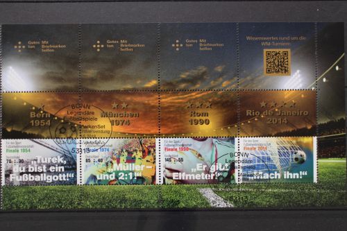 Deutschland (BRD), MiNr. H-Blatt 52, ohne linken Rand, ESST