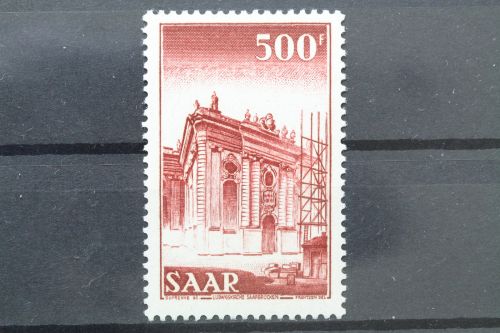 Saarland, MiNr. 337, Falz