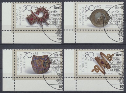 Berlin, Michel Nr. 789-792 Elu, Ersttagssonderstempel