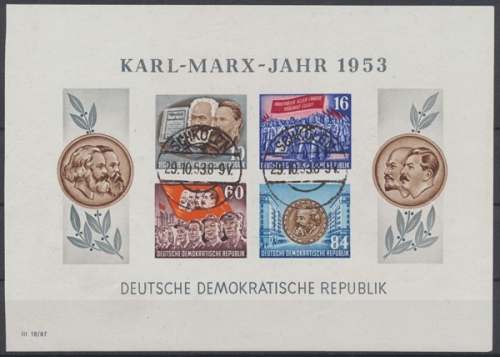 DDR, MiNr. Block 9 B Y, gestempelt, BPP Signatur