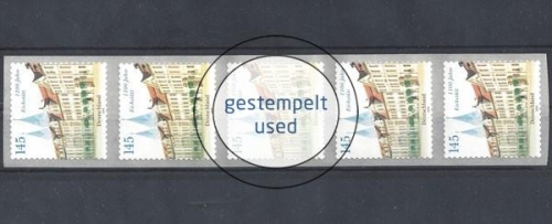 Deutschland (BRD), Michel Nr. 2643 sk 5er Streifen, gestempelt (365772)