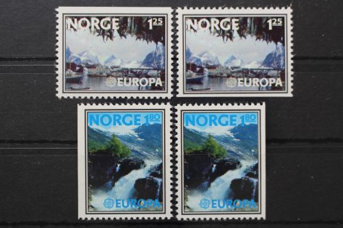 Norwegen, MiNr. 742 Do/Du + 743 De/Dr, postfrisch