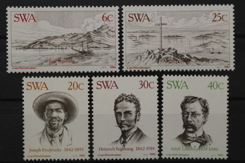 Namibia - Südwestafrika, MiNr. 532-536, postfrisch