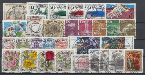 Berlin, Michel Nr. 659-688, Jahrgang 1982, Berlinstempel