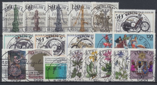 Berlin, Michel Nr. 689-707, Jahrgang 1983, Berlinstempel