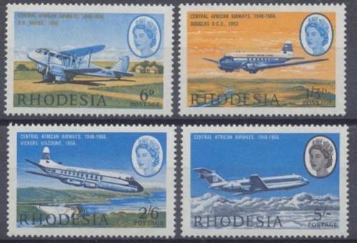 Rhodesien, MiNr. 42-45, postfrisch