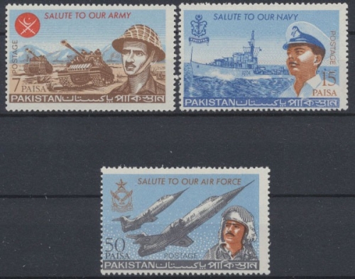 Pakistan, MiNr. 221-223, postfrisch