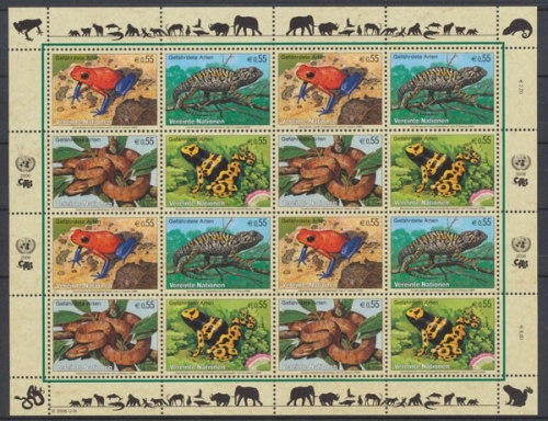 UNO Wien, MiNr. 461-464 KB, postfrisch
