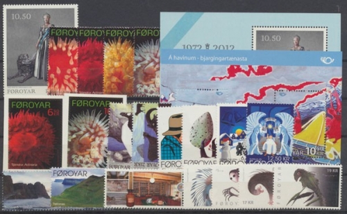 Färöer, MiNr. 738-765, Jahrgang 2012, postfrisch