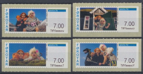 Färöer Automaten, MiNr. 21-24, postfrisch