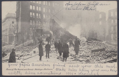 Baltimore, Ruins of the Record Building-Baltimore