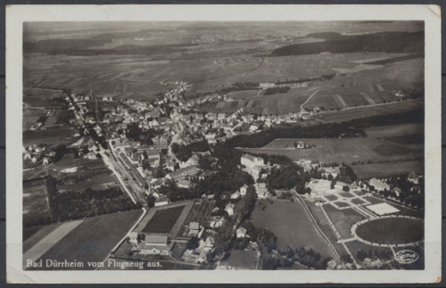 Bad Dürrheim, Blick vom Flugzeug aus