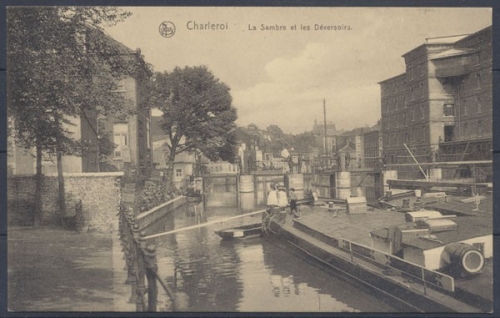 Charleroi, la sambre et les Deversoirs