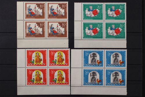 Deutschland, MiNr. 538-541, 4er Block, Ecke li. unten, postfrisch