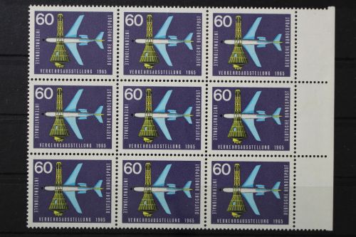 Deutschland (BRD), MiNr. 473 PLF I, 9er Block, postfrisch