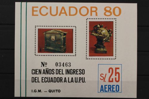 Ecuador, MiNr. Block 94, postfrisch