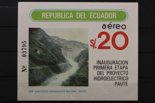 Ecuador, MiNr. Block 109, postfrisch