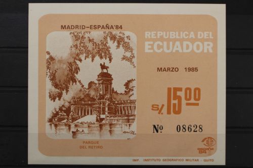 Ecuador, MiNr. Block 116, postfrisch