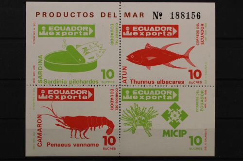 Ecuador, MiNr. Block 124, postfrisch