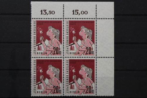 Berlin, MiNr. 195, 4er Block, Ecke rechts unten, postfrisch