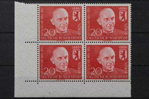 Berlin, MiNr. 181, 4er Block, Ecke links unten, postfrisch
