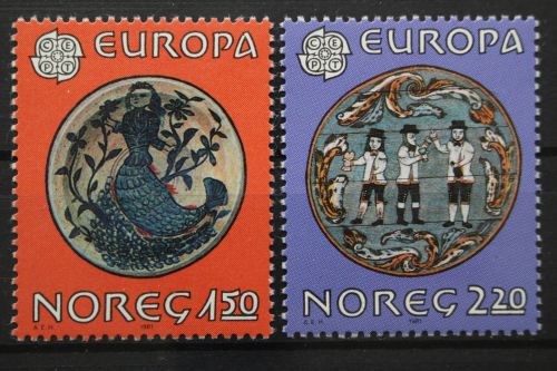 Norwegen, MiNr. 836-837, postfrisch