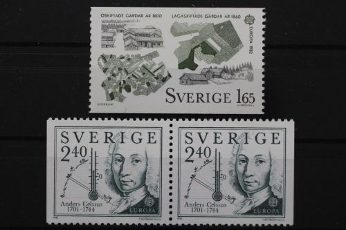 Schweden, MiNr. 1187-1188, 3 Werte, postfrisch