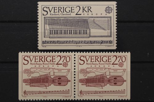 Schweden, MiNr. 1328-1329, 3 Werte, postfrisch