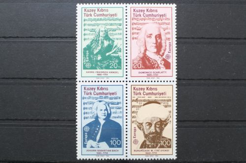 Türkisch-Zypern, MiNr. 166-169, Viererblock, postfrisch