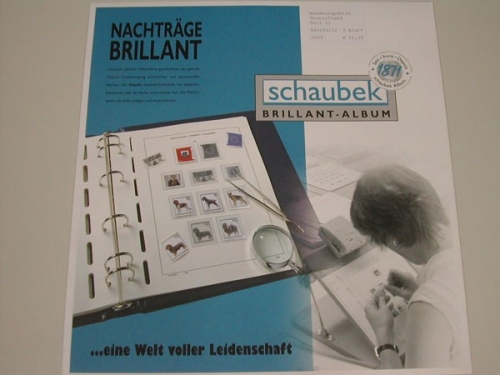 Schaubek, Vordruckblätter Deutschland 2009 Brillant, Teil 2