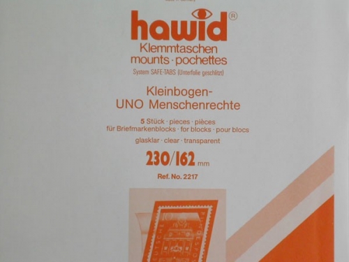 Hawid-Klemmtaschen, 5 Stück, glasklar, 230 x 162 mm