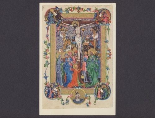 Die Kreuzigung Christi, 1409 für den Prager Erzbischof Sbinko ..