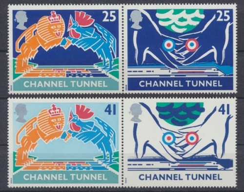 Großbritannien, Eisenbahn, MiNr. 1513-1516, Paare, postfrisch