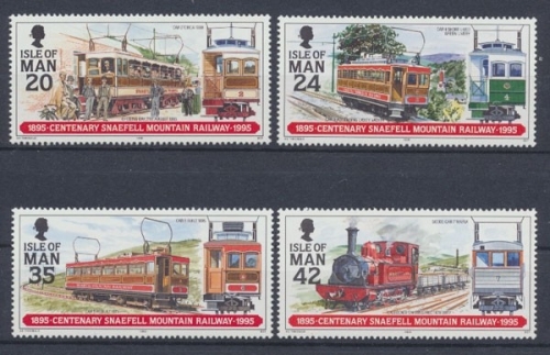 Isle of Man, Eisenbahn, MiNr. 617-620, postfrisch