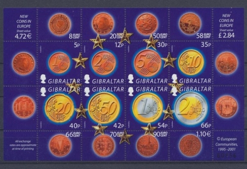 Gibraltar, MiNr. 989-996 Kleinbogen, postfrisch