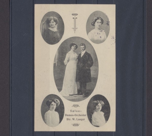 Salon - Damen - Orchester, Dirigent W. Langer