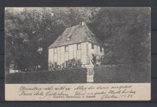 Weimar, Goethes Gartenhaus