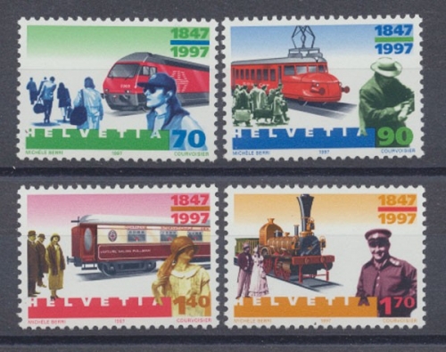 Schweiz, MiNr. 1601-1604, postfrisch