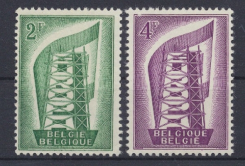 Belgien, MiNr. 1043-1044, postfrisch