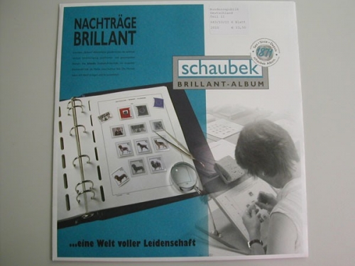 Schaubek, Vordruckblätter Deutschland 2010 Brillant, Teil 2