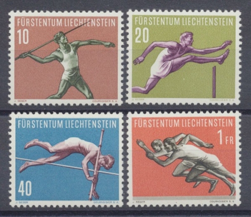 Liechtenstein, MiNr. 342-345, postfrisch