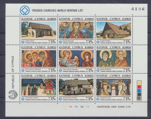 Zypern, MiNr. 672-680 KB, postfrisch