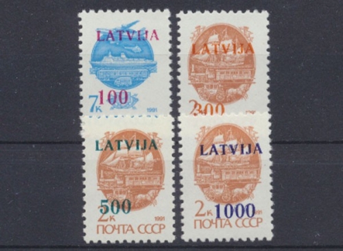 Lettland, MiNr. 313-316, postfrisch