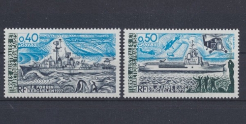 Franz. Gebiete i. d. Antarktis (T.A.A.F.), MiNr. 133-134, postfrisch