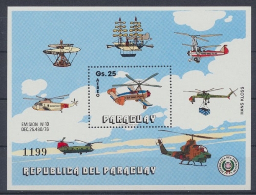 Paraguay, MiNr. Block 344, postfrisch