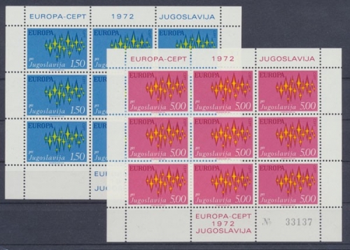 Jugoslawien, Michel Nr. 1457-1458 KB, postfrisch