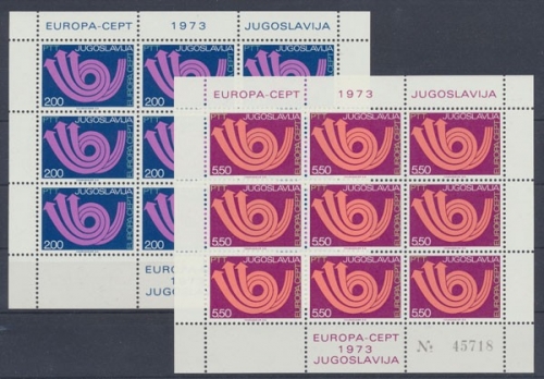 Jugoslawien, Michel Nr. 1507-1508 KB, postfrisch
